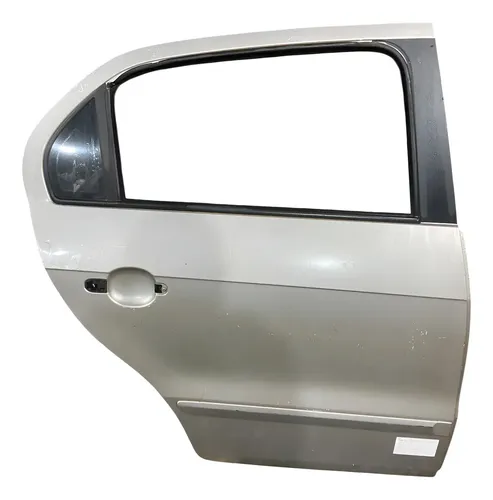 Porta Traseira Direita Volkswagen Voyage G5 2009 2011 Traseira Direita Prata
