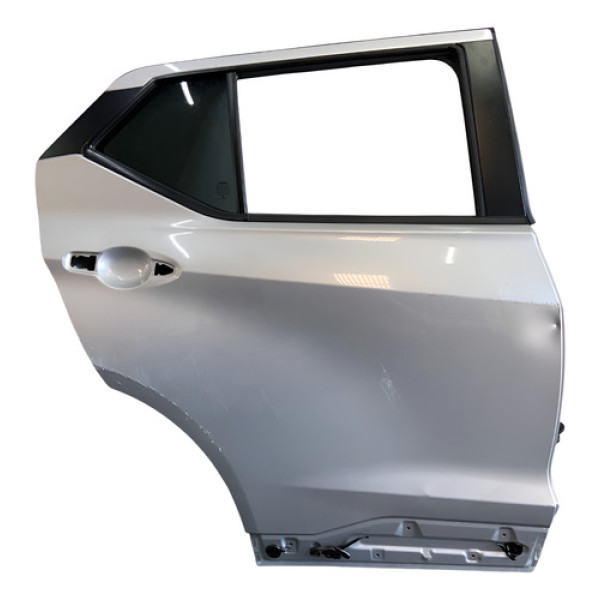 Porta Td Nissan Kicks 1.6 2021 2022 (avaria) Traseira Esquerdo Prateado