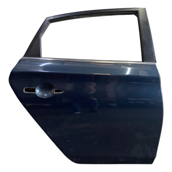 Porta Traseira Direita Sentra 2014 2015 Traseira Direita Azul