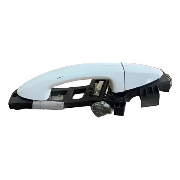 Maçaneta Externa Ford Ecosport 2.0 2013 2014 Td Branco Traseira