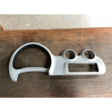  Moldura Central Painel Fiat Uno Vivace 2012 1.4 Prateado