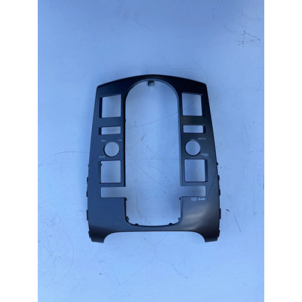 Moldura Painel Radio Kia Cerato 2009 2010 Avaria Cinza