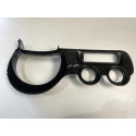  Moldura Central Painel Fiat Uno Vivace 2012 1.4 Prateado