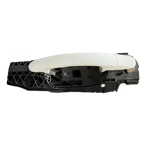 Maçaneta Externa Traseira Esquerda Tiguan 2.0 16v 2010 2011 Branco Traseira