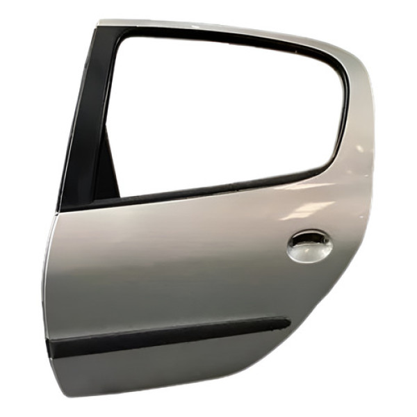 Porta Traseira Esquerda Peugeot 206 2005 2006 2007 Traseira Esquerdo Cinza