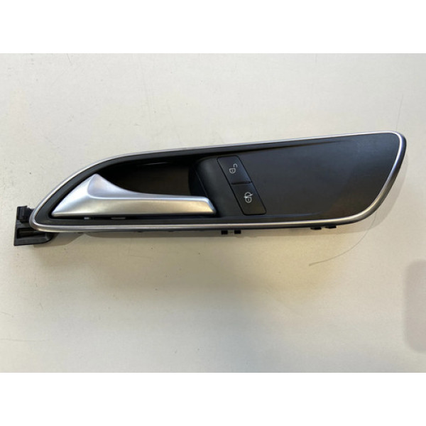 Maçaneta Interna Dianteira Esquerda Mercedes A200 2014 2015 Preto Dianteira
