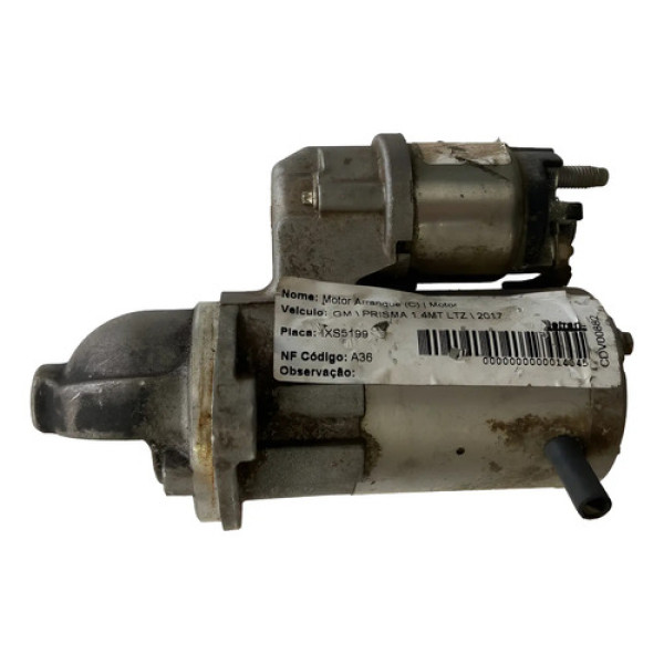 Motor De Arranque Chevrolet Prisma 1.4 2016 2017