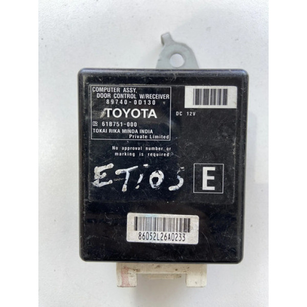 Modulo Controle Conforto Do Toyota Etios 2013 2014
