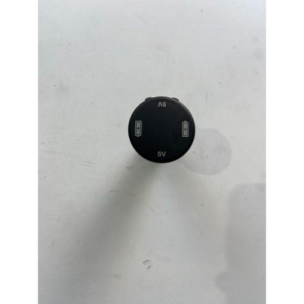 Entrada Usb 5v Land Rover Discovery 2.0 2016 2017 Preto