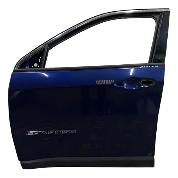 Porta Dianteira Esquerda Compass 2020 2021 2022 2023 Dianteira Esquerdo Azul