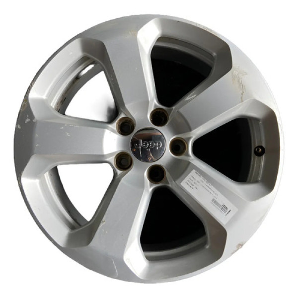 Roda Avulsa Aro 17 Jeep Compass Sport 5x110 2017 2018 Prateado