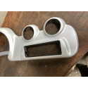  Moldura Central Painel Fiat Uno Vivace 2012 1.4 Prateado