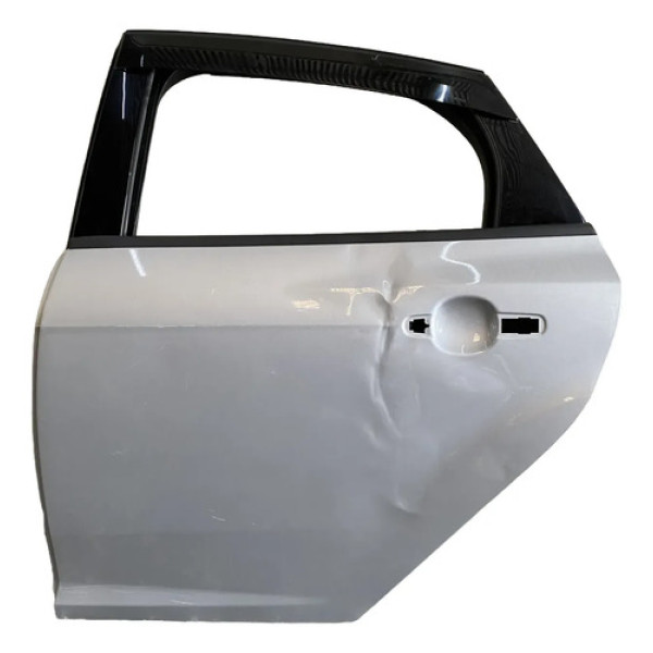 Porta Traseira Esquerda Focus Sedan Hatch 2015 2016 Avaria Traseira Esquerdo Prateado