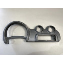  Moldura Central Painel Fiat Uno Vivace 2012 1.4 Prateado