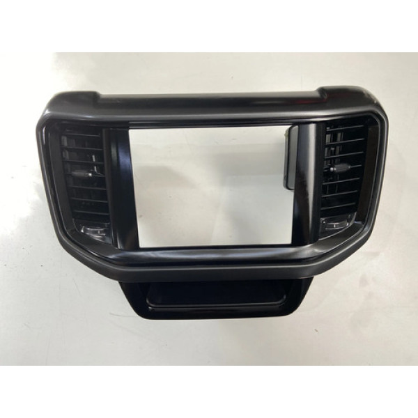 Moldura Painel Multimidia Difusor Fiat Toro 2021 2022 Preto