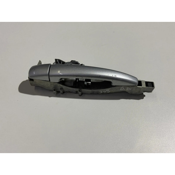 Maçaneta Externa Peugeot 308 2013 2014 Dianteira Direita Prateado Dianteira