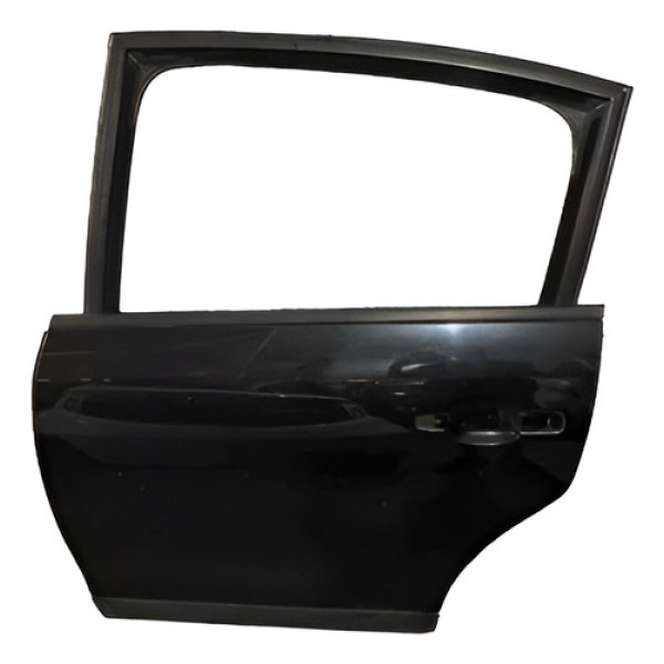 Porta Traseira Esquerda C4 1.6 Hatch 2010 2011 2012 Traseira Esquerdo Preto