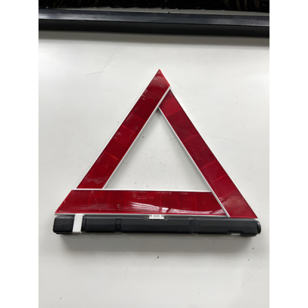 Triangulo Segurança Sinalização Com Peso P/ Carros