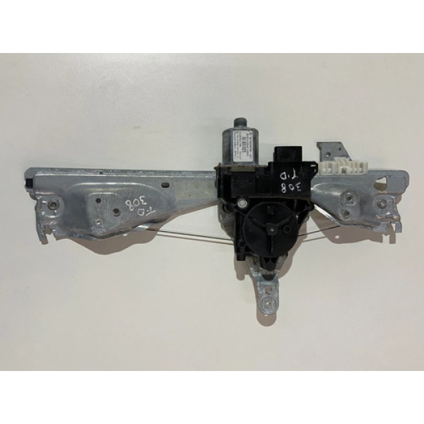 Maquina De Vidro Peugeot 308 2013 2014 Traseiro Direito