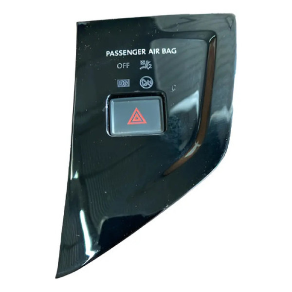 Botão Pisca Alerta Black Piano Virtus Polo Vw Preto