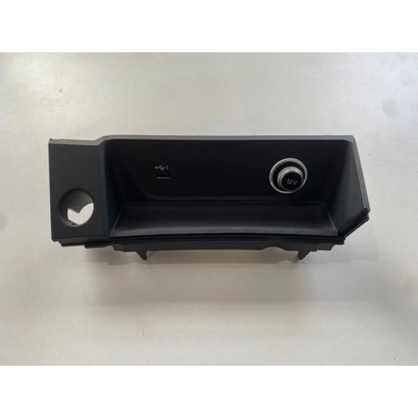 Moldura Da Tomada 12v Audi A5 2.0 2017 2018 Preto