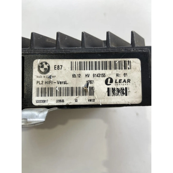 Módulo Amplificador Som Bmw 120i 2005 2012 Preto