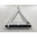 Triangulo Segurança Sinalização Com Peso P/ Carros