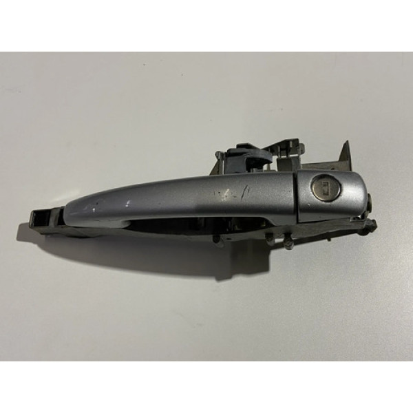 Maçaneta Externa Peugeot 308 2013 2014 Dianteira Esquerda Prateado Dianteira