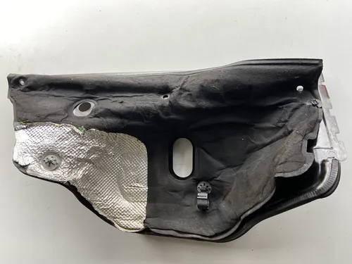 Acabamento Painel Corta Fogo Audi A4 2.0 Tsi 2010 2011 Preto Listras