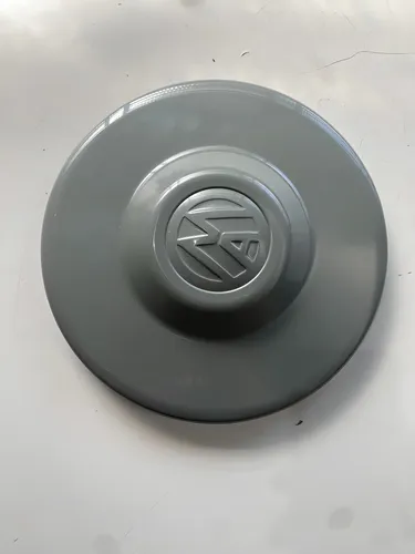 Calota Plastico Volkswagen Kombi Branca Original Unidade Cinza