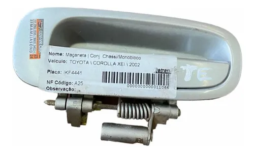 Maçaneta Externa Traseira Esquerda Corolla 2001 2002