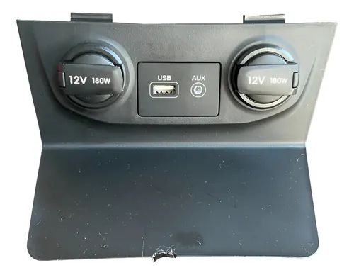 Moldura Painel Usb Aux Hyundai Creta 1.6 2023 2024 Preto