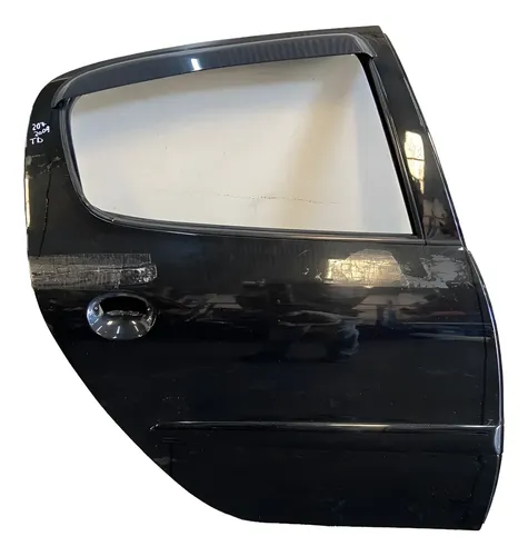 Porta Traseira Direita Peugeot 207 2008 2009 2010 Traseira Direito Preto