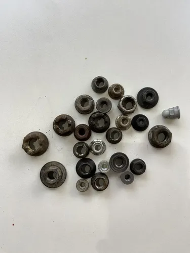 Kit 25 Porcas Sortidas Automotivo 208 Preto